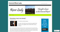 Desktop Screenshot of concordriverlady.com